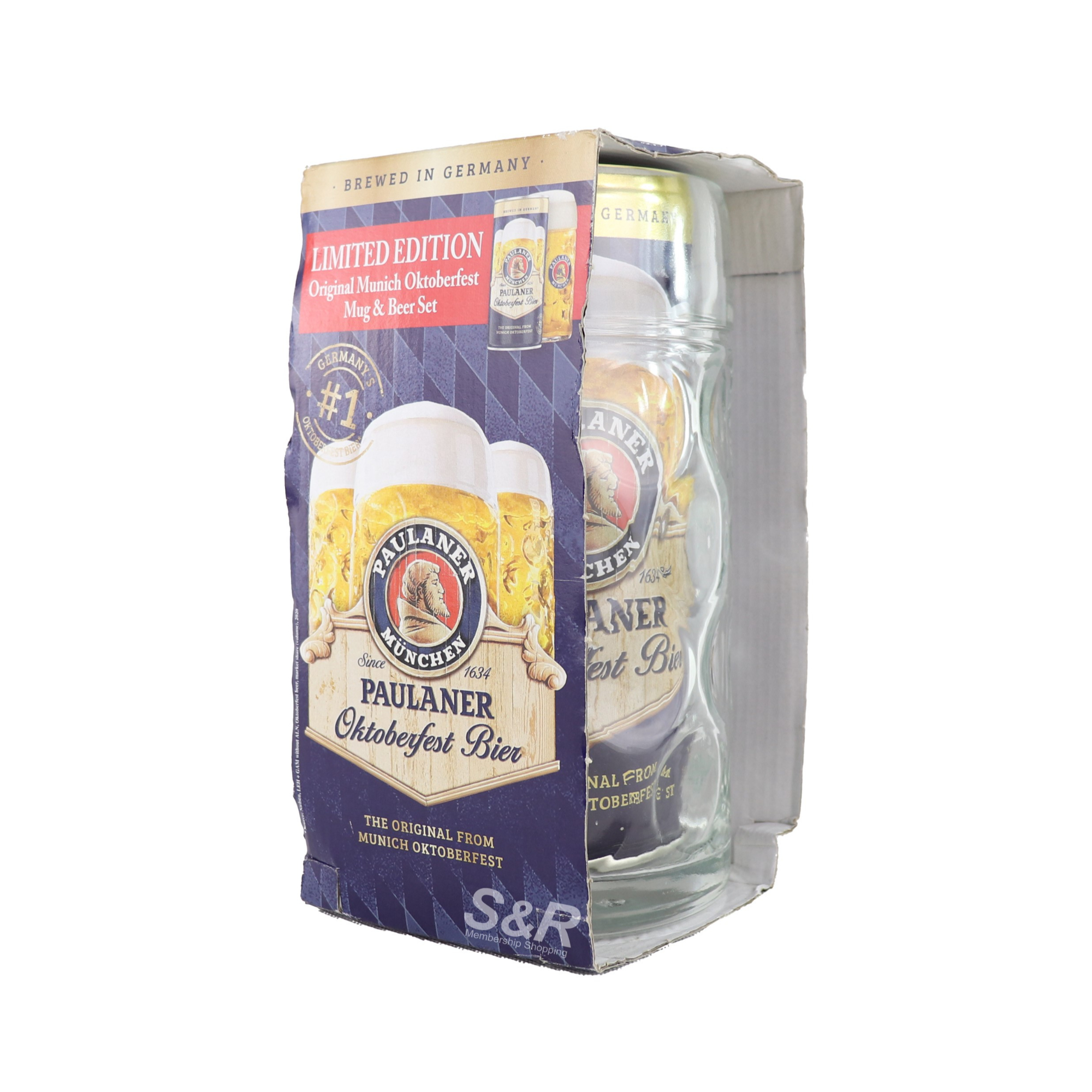 Paulaner Oktoberfest Bier With Mug Set 1L Paulaner Oktoberfest Bier With Mug Set 1L